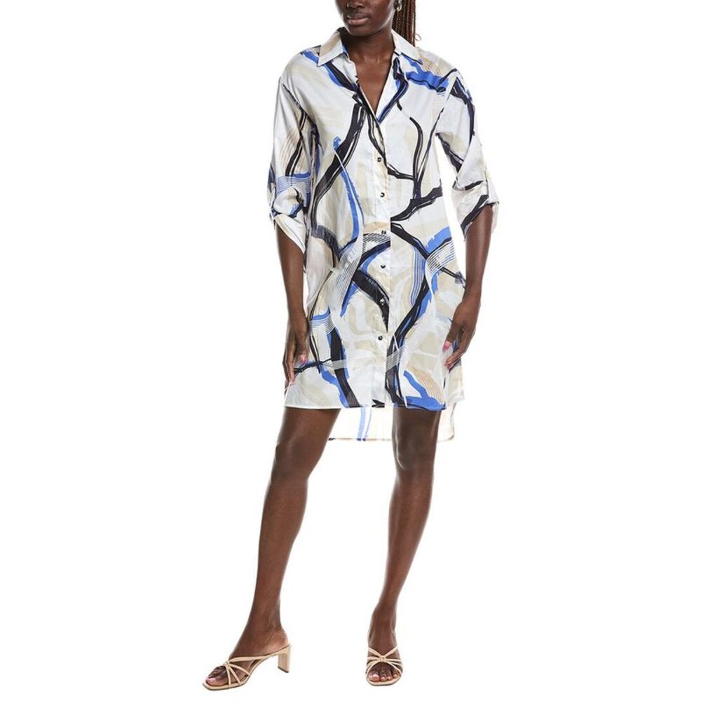 Joseph Ribkoff Womens Shirtdress, White